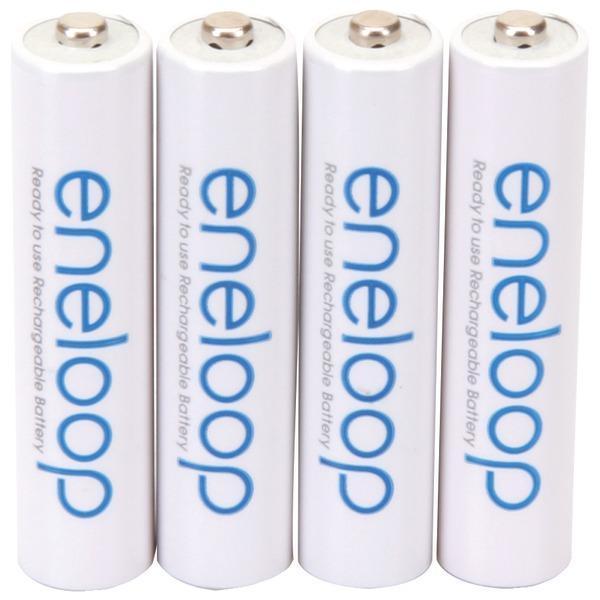eneloop(R) Rechargeable Batteries (AAA; 4 pk)-Round Cell Batteries-JadeMoghul Inc.