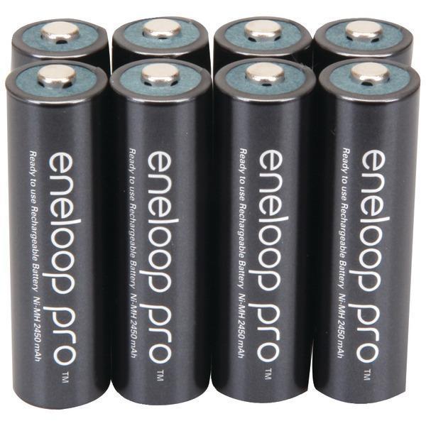 eneloop(R) Rechargeable XX Batteries (AA; 8 pk)-Round Cell Batteries-JadeMoghul Inc.