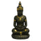 Engaging Thailand Buddha Statue - Benzara-Decorative Objects and Figurines-Bronze and Golden-Polyresin-Matte & Metallic-JadeMoghul Inc.