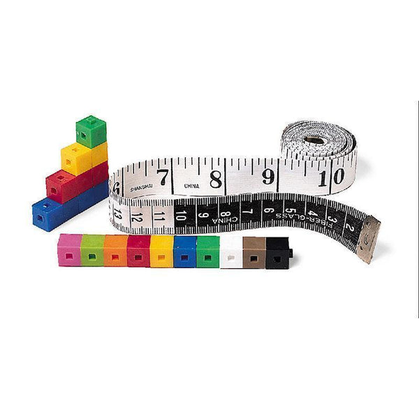 ENGLISH/METRIC TAPE MEASURES 10/PK-Learning Materials-JadeMoghul Inc.