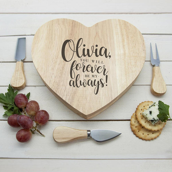 Cheese Board Ideas Engraved Forever My Always Cheese Board