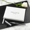 Present Gift Engraved White Leather Memoriam Book