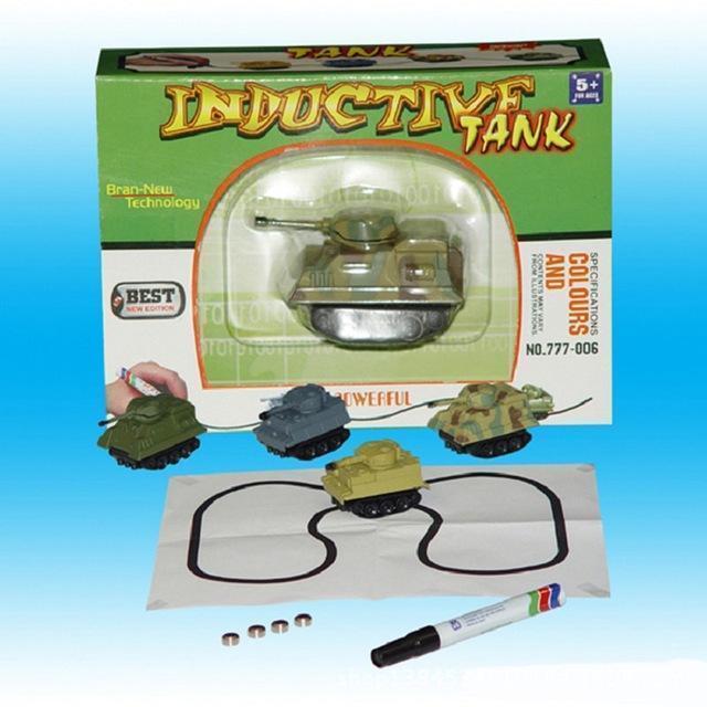 Enlighten Hot Sale 1 Piece Magic Toy Truck Inductive Car Magia Excavator Tank Construction Cars Truck Vehicles Toy Free Shipping-1pcs Random With Box 1-JadeMoghul Inc.