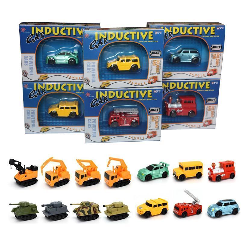 Enlighten Hot Sale 1 Piece Magic Toy Truck Inductive Car Magia Excavator Tank Construction Cars Truck Vehicles Toy Free Shipping-With Box-JadeMoghul Inc.