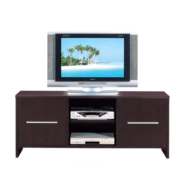 Entertainment Centers and Tv Stands Sleek And Wide TV Stand With Two Cabinets, Brown Benzara