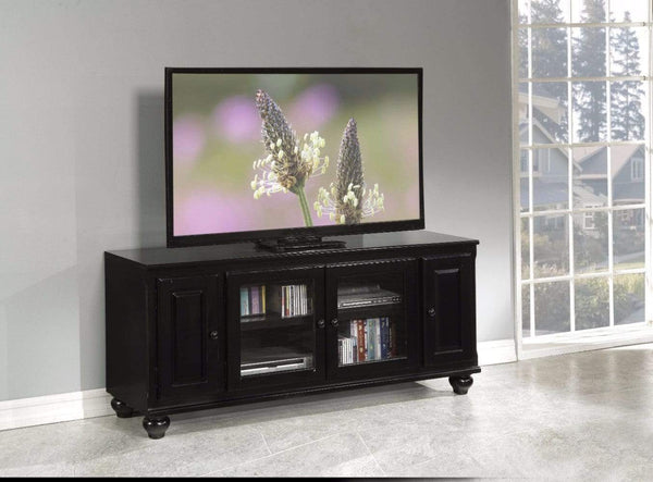 Entertainment Centers and Tv Stands Smart Looking TV Stand, Black Benzara