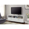 Entertainment Centers and Tv Stands Stunning white tv console With chrome legs Benzara