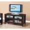 Entertainment Centers and Tv Stands Stylish TV Stand With Flared Legs, Brown Benzara