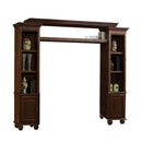 Entertainment Centers and Tv Stands Voguish Entertainment Center, Walnut Brown Benzara