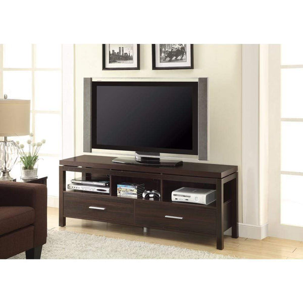 Wonderful dark brown tv console