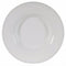 Enticing Round decorative Porcelain Plate, White-Decorative Plates-White-PORCELAIN-JadeMoghul Inc.