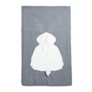 Envelope for Newborns Linens Baby bedding Rabbit/Bear/Cat Blanket Warm Wool muslin Swaddle Kids Bath Towel Blanket for Newborn-1-JadeMoghul Inc.