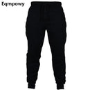 Eqmpowy Pants Casual Sweatpants Solid Fashion high street Trousers Pants Men Joggers oversize brand high quality gray pants-black-M-JadeMoghul Inc.