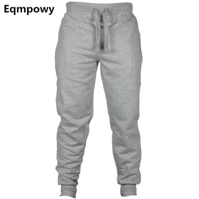 Eqmpowy Pants Casual Sweatpants Solid Fashion high street Trousers Pants Men Joggers oversize brand high quality gray pants-Light grey-M-JadeMoghul Inc.