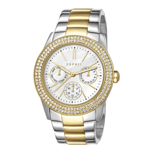 Esprit ES103822015 Peony Two Tone Gold Ladies Watch-Brand Watches-JadeMoghul Inc.