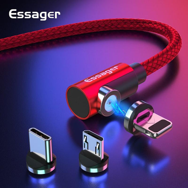 Essager Magnetic Cable Micro USB Type C Charging Cable For Samsung iPhone 7 6 Charger Fast Magnet cable USB C Cord Wires Adapter JadeMoghul Inc. 