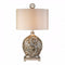 Estelle Traditional Style Table Lamp,Champagne Silver-Table Lamps-Champagne Silver-Polyresin-JadeMoghul Inc.