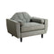 Ester Contemporary Chair, Gray-Living Room Furniture Sets-Gray-Fabric-JadeMoghul Inc.