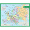 EUROPE MAP CHART 17X22-Learning Materials-JadeMoghul Inc.