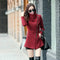 European Design Inspired Women Woolen Coat /Jacket-Red-S-JadeMoghul Inc.