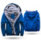 European Fashion Style Men Vintage Thickening Fleece Jacket / Warm Outerwear-w11 blue-S-JadeMoghul Inc.