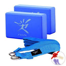 EVA Yoga Block Set Exercise Workout Fitness Brick Bolster Stretch Belt Aid Gym Pilates Training Body Shaping Fitness Equipment JadeMoghul Inc. 