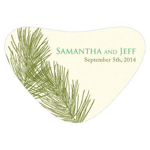 Evergreen Heart Container Sticker Berry (Pack of 1)-Wedding Favor Stationery-Willow Green-JadeMoghul Inc.