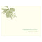 Evergreen Note Card Berry (Pack of 1)-Weddingstar-Vintage Gold-JadeMoghul Inc.