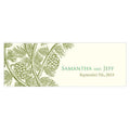 Evergreen Small Rectangular Tag Berry (Pack of 1)-Wedding Favor Stationery-Berry-JadeMoghul Inc.