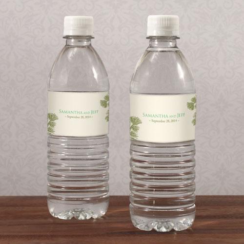 Evergreen Water Bottle Label Berry (Pack of 1)-Wedding Ceremony Stationery-Berry-JadeMoghul Inc.