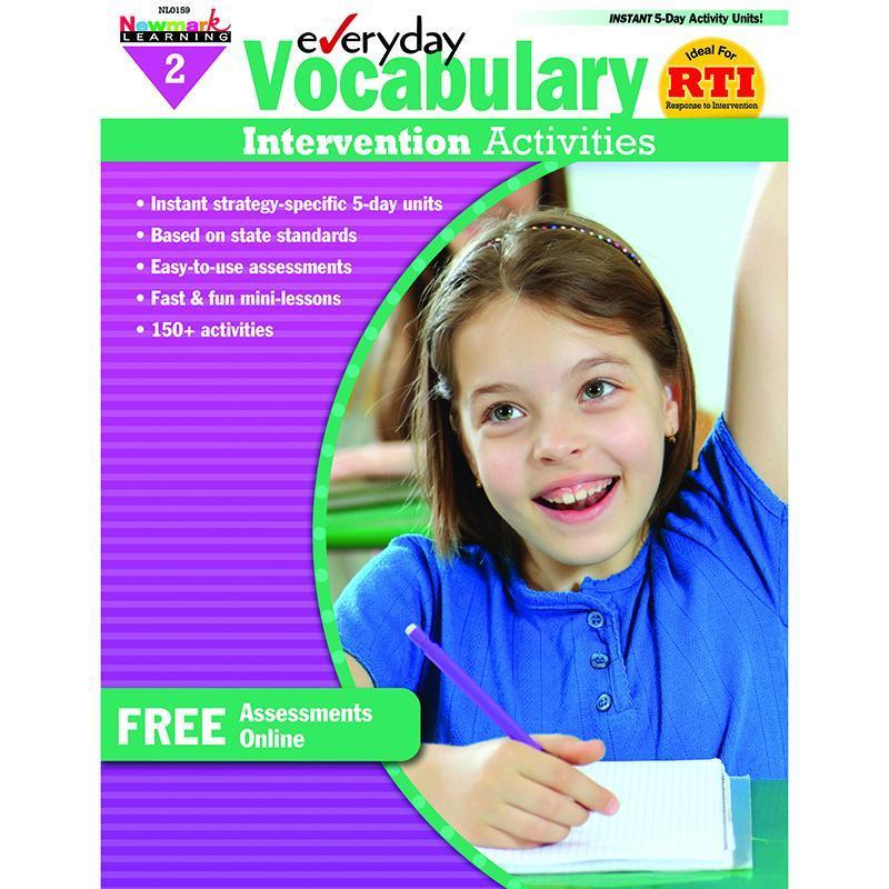 EVERYDAY VOCABULARY GR 2-Learning Materials-JadeMoghul Inc.