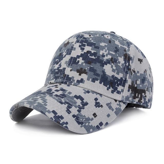 Evrfelan Camo Mesh Baseball Cap Men Camouflage Caps Masculino Summer Hat Men Army Cap Trucker Snapback Hip Hop Dad Hat-Blue-JadeMoghul Inc.