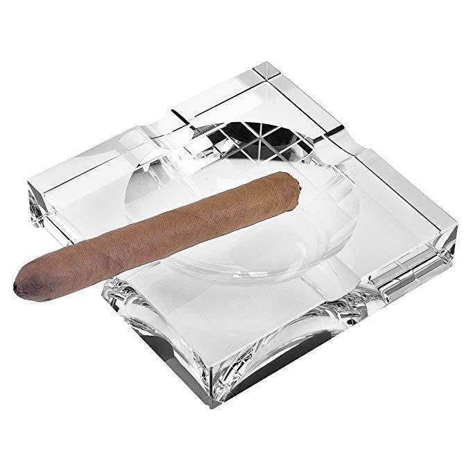 Party Trays - Excelsior Square Block Cigar Ash Tray 7 inch