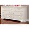 Exceptionally Fine Lined Wooden Dresser, White-Dressers-White-Wood-JadeMoghul Inc.