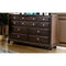 Exemplary Transitional Style Wooden Dresser, Brown Cherry-Dressers-Brown-Solid Wood Wood Veneer & Others-JadeMoghul Inc.