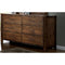 Exemplary Wooden Dresser In Transitional Style With Handle Pulls, Brown-Dressers-Brown-Wood-JadeMoghul Inc.