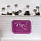 Expressions Die Cut Sign Label Vintage Pink Text With White Background (Pack of 1)-Wedding Favor Stationery-Pewter Grey Background With White Text-JadeMoghul Inc.