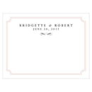 Expressions Note Card Vintage Pink Text With White Background (Pack of 1)-Weddingstar-Indigo Blue Text With White Background-JadeMoghul Inc.
