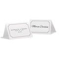 Expressions Place Card With Fold Indigo Blue Text With White Background (Pack of 1)-Table Planning Accessories-Harvest Gold Text With White Background-JadeMoghul Inc.