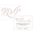 Expressions RSVP Vintage Pink Text With White Background (Pack of 1)-Weddingstar-Red Text With White Background-JadeMoghul Inc.