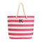 Extra Large Wide Stripe Cabana Tote - Pink (Pack of 1)-Personalized Gifts for Women-JadeMoghul Inc.