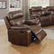 Exuberantly Designed Brown Leatherette Recliner-Recliner Chairs-BROWN-JadeMoghul Inc.