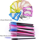 Eyelash Extension Disposable Eyebrow brush Mascara Wand Applicator Spoolers Eye Lashes Cosmetic Brushes Set makeup tools AExp