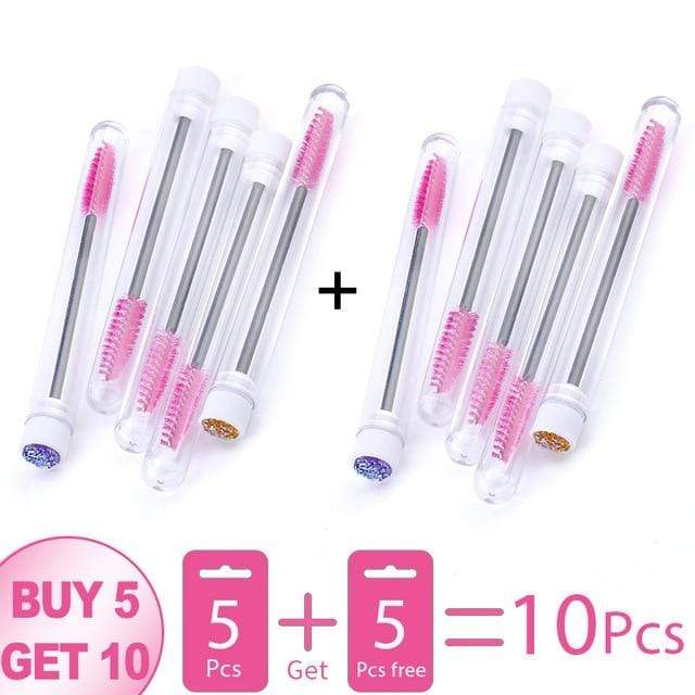 Eyelash Extension Disposable Eyebrow brush Mascara Wand Applicator Spoolers Eye Lashes Cosmetic Brushes Set makeup tools AExp
