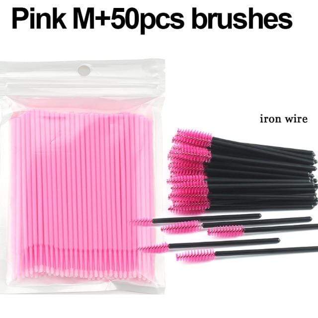 Eyelash Extension Disposable Eyebrow brush Mascara Wand Applicator Spoolers Eye Lashes Cosmetic Brushes Set makeup tools AExp