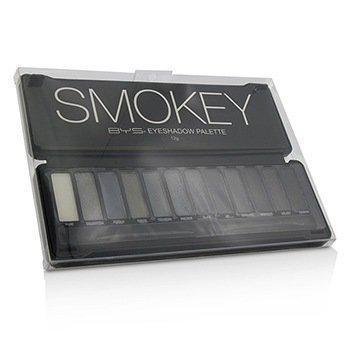 Eyeshadow Palette (12x Eyeshadow, 2x Applicator) - Smokey - 12g/0.42oz-Make Up-JadeMoghul Inc.