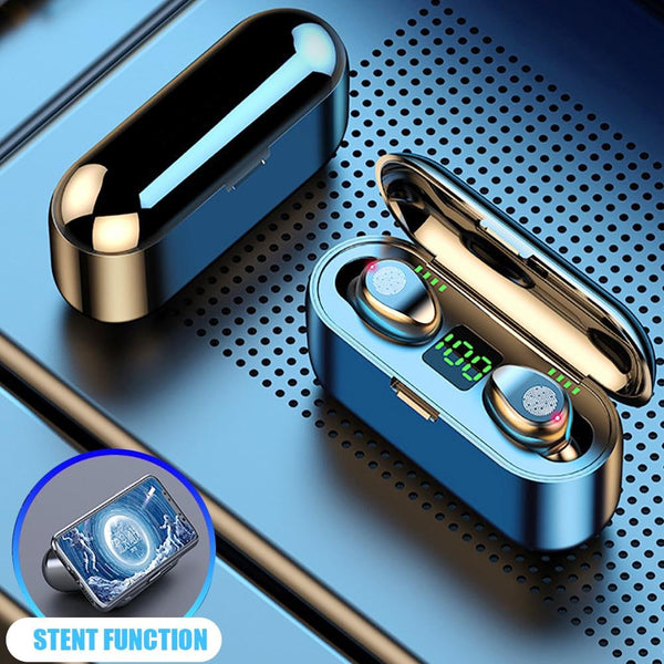 F9 TWS Bluetooth Headphone 5.0 Touch Control Wireless Headset LED Display Earphone Gaming Auriculares Support Dropshipping Vip JadeMoghul Inc. 