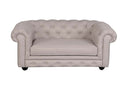 Fabric Upholstered Wooden Kids Sofa with Button Tufting, Beige-Sofa & Sectionals-Beige-Wood & Fabric-JadeMoghul Inc.