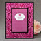 Fabulous Fuchsia 4 x 6 Mosaic frame with glass with black borders-Personalized Gifts By Type-JadeMoghul Inc.