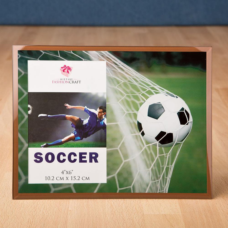 fabulous Soccer frame 4 x 6 from gifts by fashioncraft-Personalized Gifts By Type-JadeMoghul Inc.